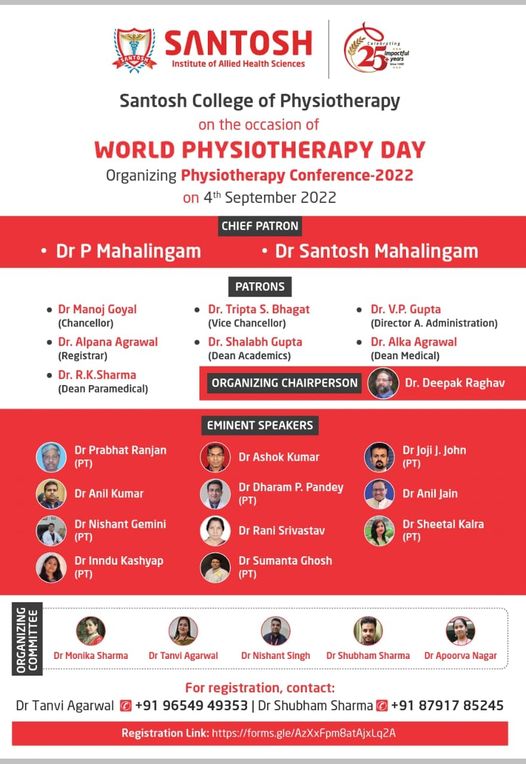 World Physiotherapy Day - Santosh Institute of Allied Health Sciences