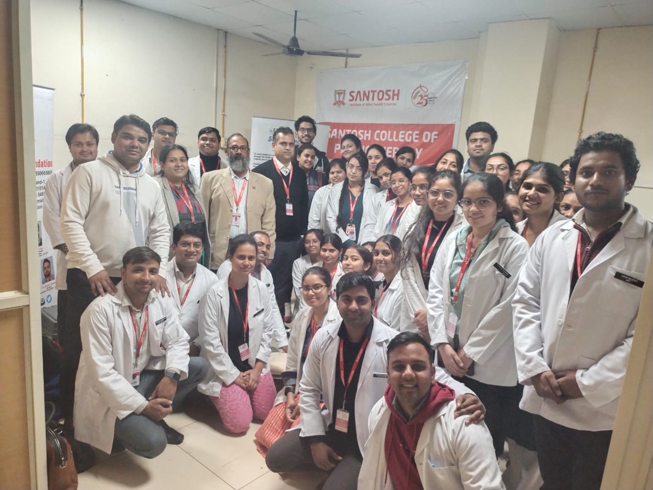 Santosh college of physiotherapy in collaboration with Healthcare Skill foundation organized "BASIC LIFE SAVER SKILLS COURSE