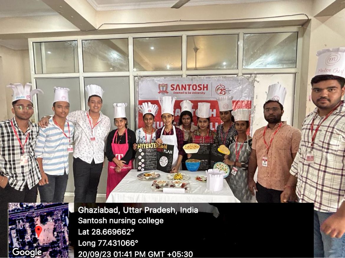 Cooking Demonstration - Santosh Nursing College