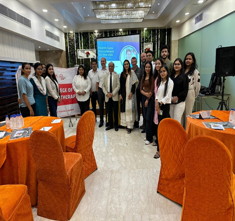Seminar for International Recruitment by United States based Recruitment Firm RCM In Collaboration with Santosh College of Occupational Therapy