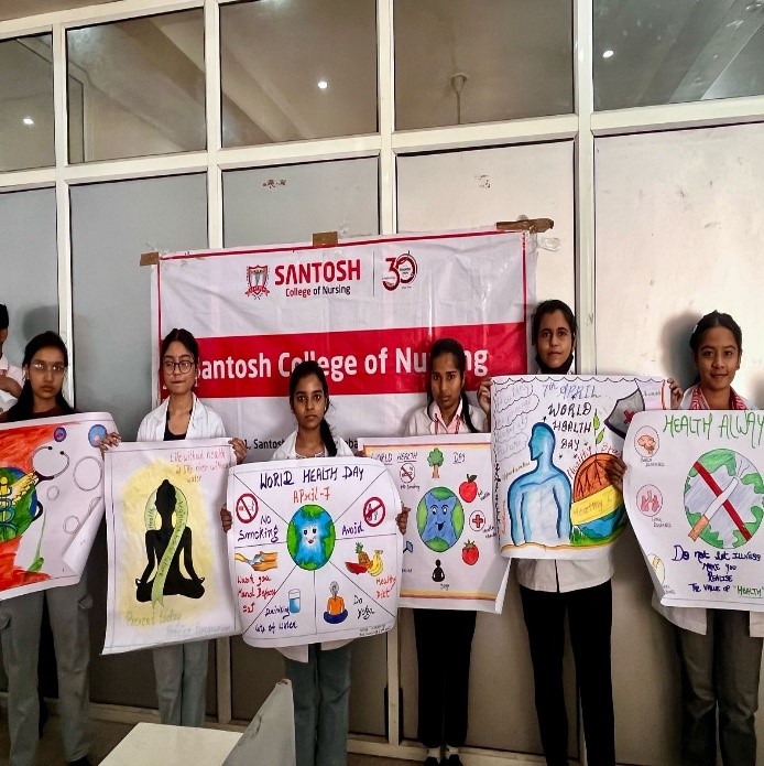 World Health Day-Santosh College of Nursing