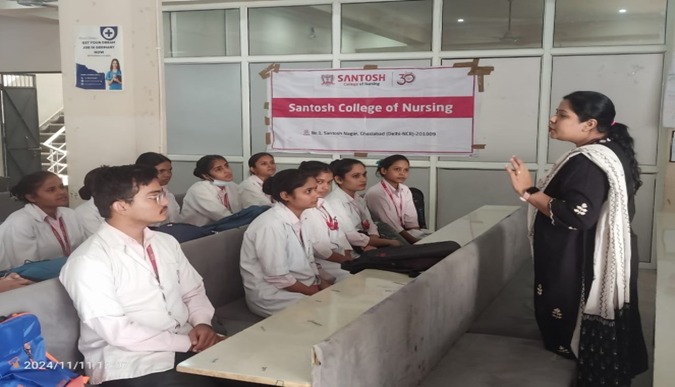 Campus Interview for Narendra Mohan Hospital at Santosh College of Nursing