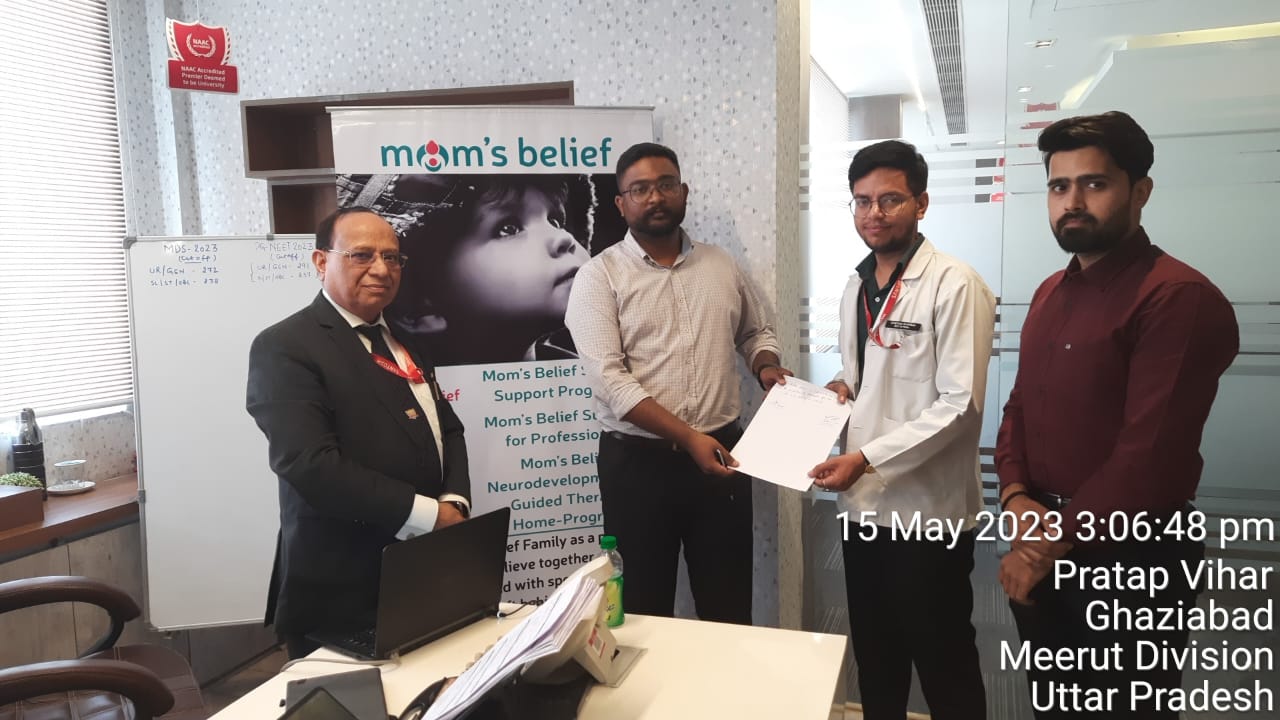 On-Campus Placement Drive with Moms Belief