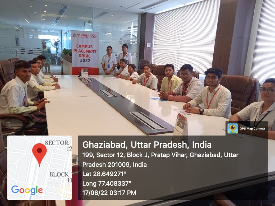 CAMPUS PLACEMENT DRIVE FOR NURSING STUDENTS